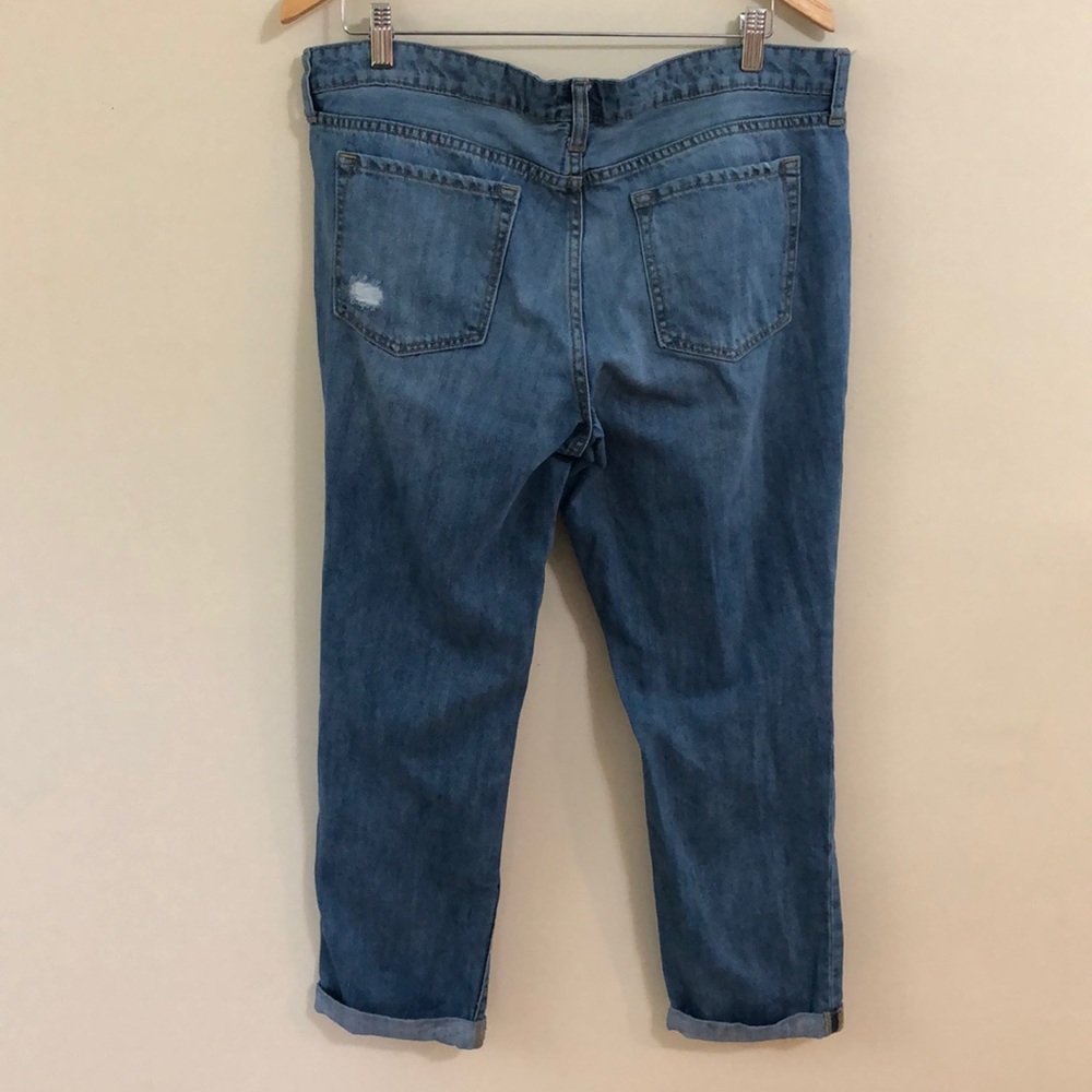 GAP Sz 14 Boyfriend Fit Damaged Jeans - Picture 5 of 10
